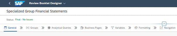 Technical guide: how to create a new review booklet for SAP S/4HANA Finance for Group Reporting 2 bild2